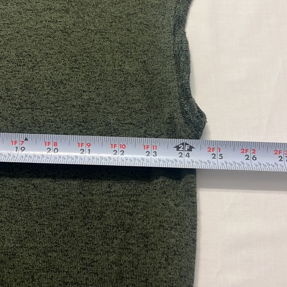 A9- Matty M: Oversized Dark Gray High Low Cap Sleeve Knit Top Blouse Size XL - Picture 8 of 10